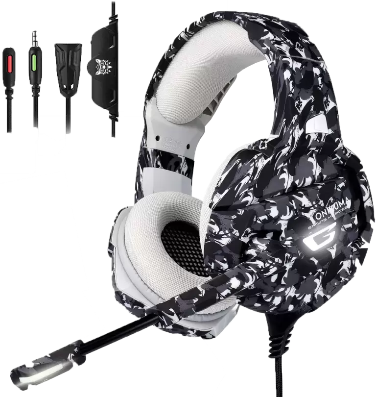ONIKUMA K5 Camouflage Version 7.1 Virtual Stereo