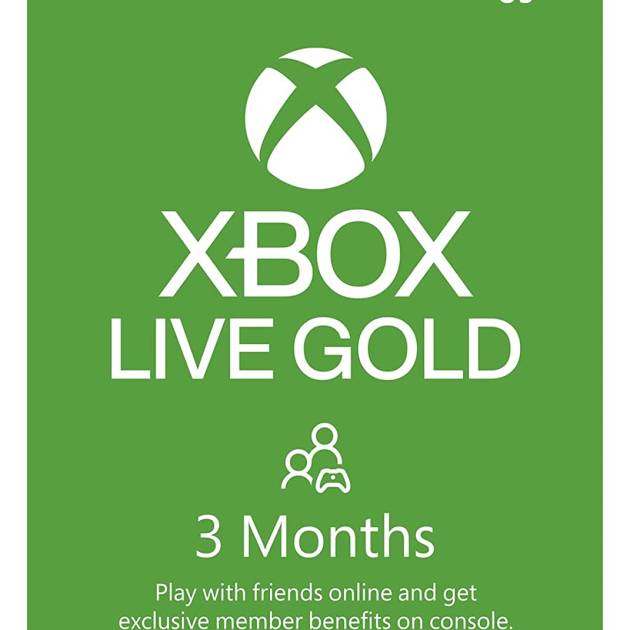 Xbox Live Gold 3 Month Membership Digital Code USA