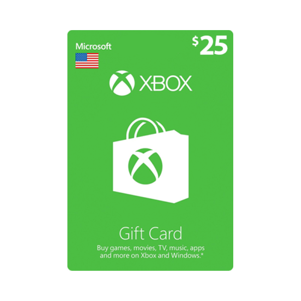 Xbox $25 Gift Card Digital Code USA