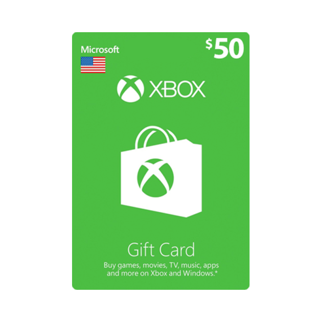Xbox $50 Gift Card Digital Code USA