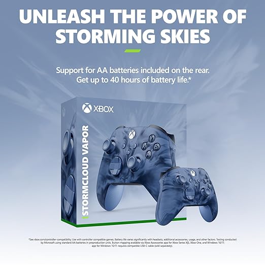Xbox Special Edition Wireless Controller Stormcloud Vapor Xbox Series X|S, Xbox One, and Windows Devices