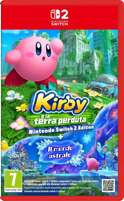Kirby and the Forgotten Land Nintendo Switch 2 Edition + Star Crossed World Game Cart