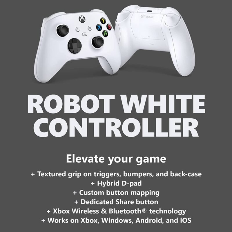 Xbox Core Wireless Controller – Robot White - Image 5