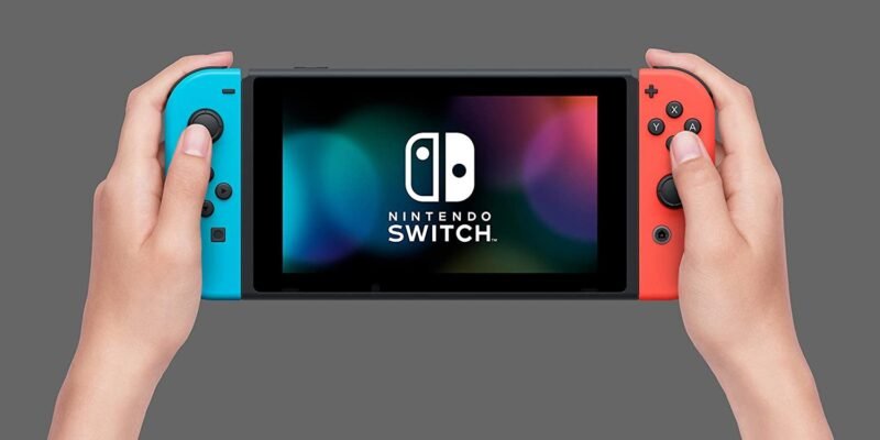 Nintendo Switch Generation 2 Neon Blue  Neon Red - Image 3