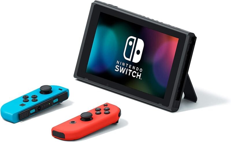 Nintendo Switch Generation 2 Neon Blue  Neon Red - Image 4