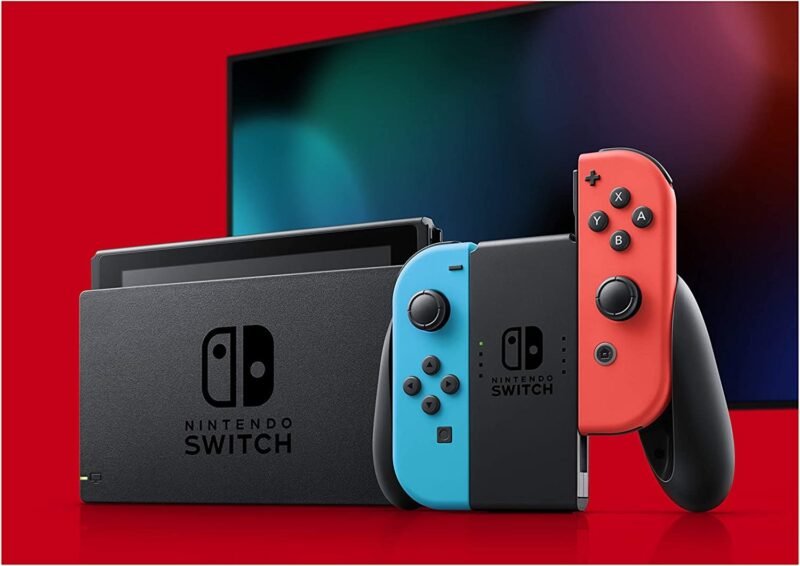 Nintendo Switch Generation 2 Neon Blue  Neon Red - Image 7