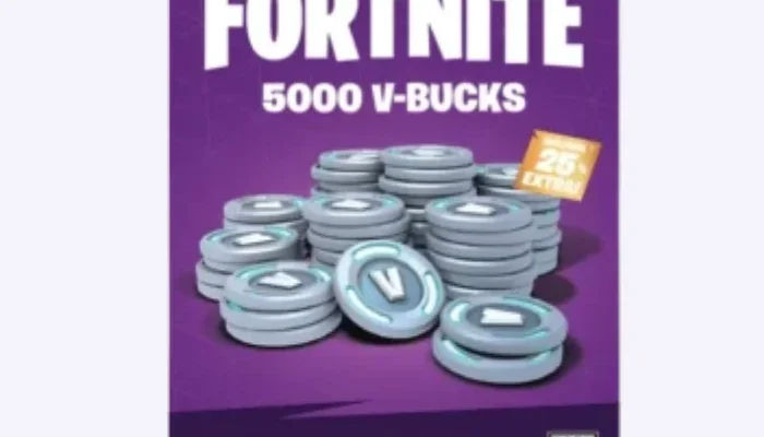FORTNITE 5,000 VBUCKS GIFT CARD DIGITAL CODE