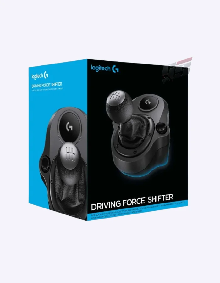 Logitech G Driving Force Shifter six-speed H-pattern shifter in black
