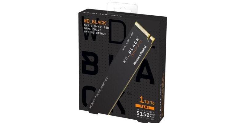 WD_BLACK 1TB SN850P NVMe M.2 SSD Officially Licensed Storage Expansion for PS5 Consoles, up to 7,300MB/s, with heatsink