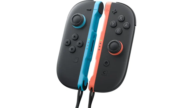 Nintendo Switch 2 Joy Con Controllers Light Blue & Light Red - Image 2