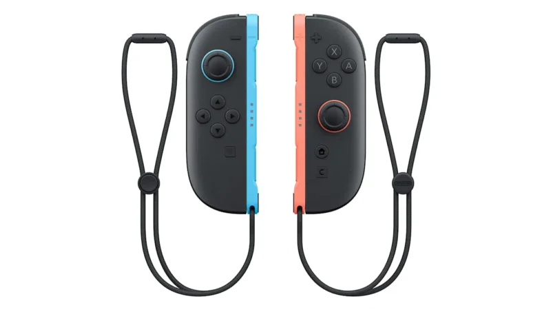 Nintendo Switch 2 Joy Con Controllers Light Blue & Light Red - Image 3