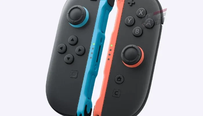 Nintendo Switch 2 Joy Con Controllers Light Blue & Light Red