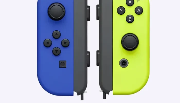 Nintendo Switch Joy Con Controllers Blue & Yellow
