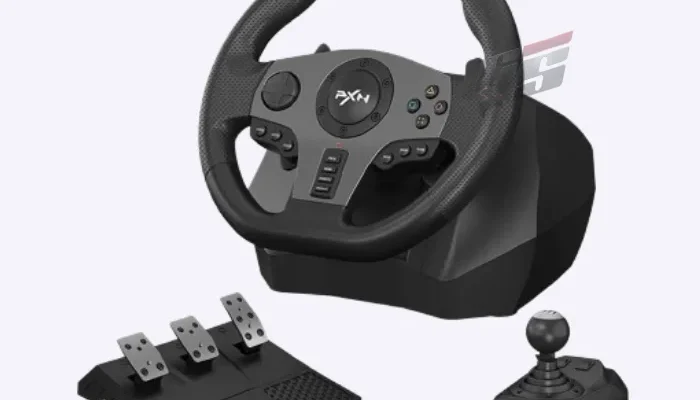 PXN V9 Steering Wheel Gen 2 with Hall effect pedals and 6+1 shifter