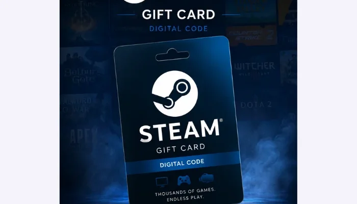 STEAM GIFT CARD $100 DIGITAL CODE