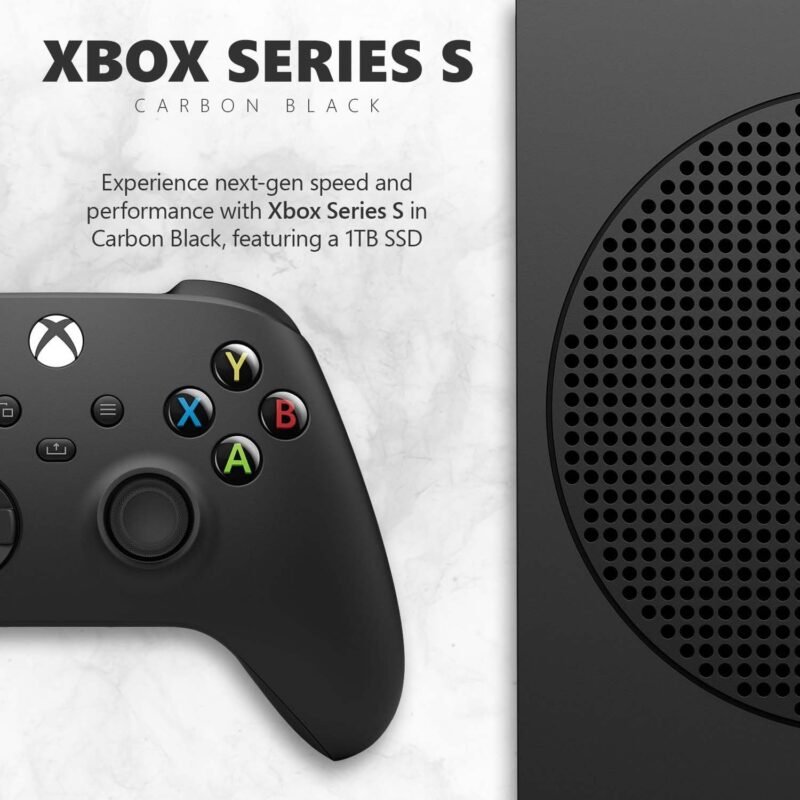 Xbox Series S 1TB SSD Digital Edition Console Carbon Black - Image 4
