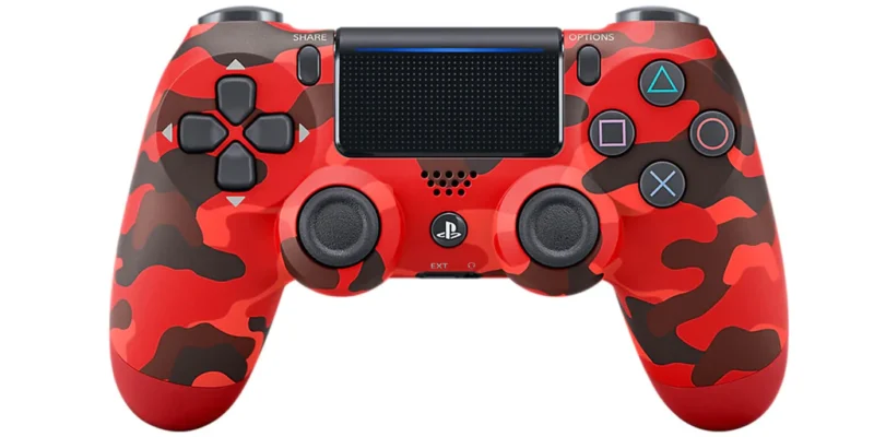 DualShock 4 Wireless Controller- Red Camouflage - Red Camo Edition