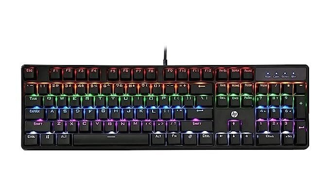 HP GK320 Wired Full Size RGB Backlight Mechanical Gaming Keyboard