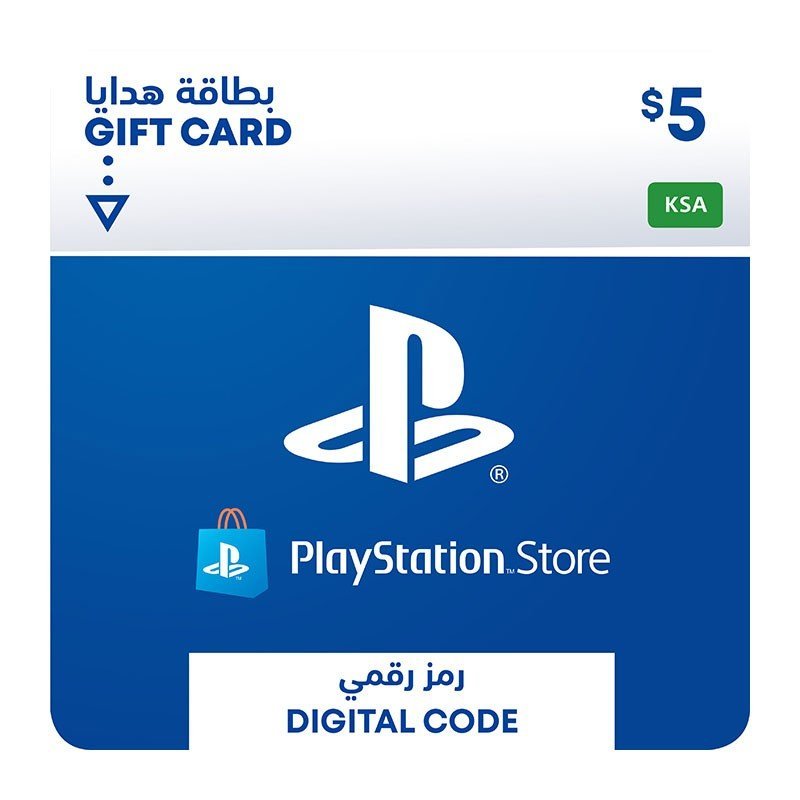 ksa-5.jpg SAUDI PLAYSTATION STORE PSN $5 GIFT CARD DIGITAL KSA - Image 1