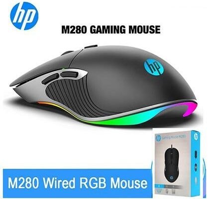 HP M280 Original RGB Gaming Mouse High Sensitivity 6400 DPI