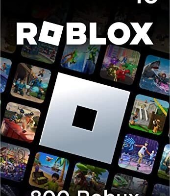 Roblox Digital $10 Gift Card  800 Robux Includes Exclusive Virtual Item Online Game Code
