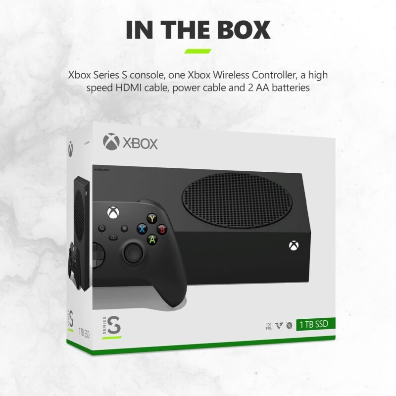 Xbox Series S 1TB SSD Digital Edition Console Carbon Black