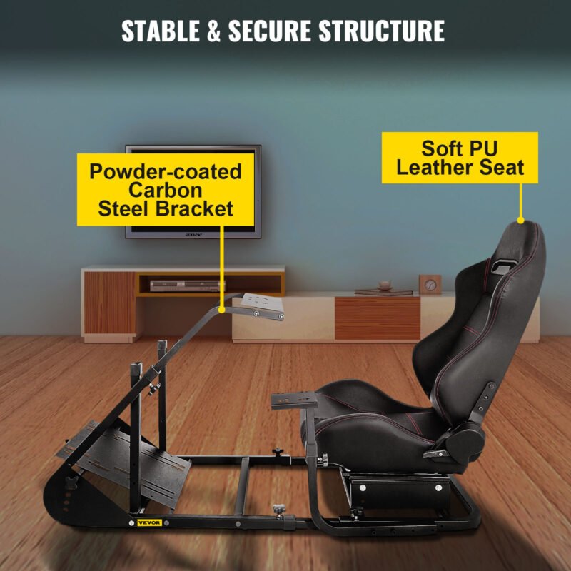 Racing Wheel Stand & Seat – PS4/PC Cockpit - Image 3