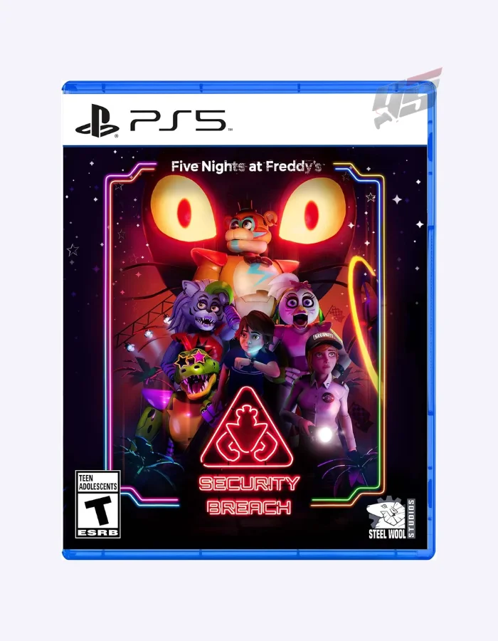 Five Nights at Freddy's Security Breach PlayStation 5 game case
