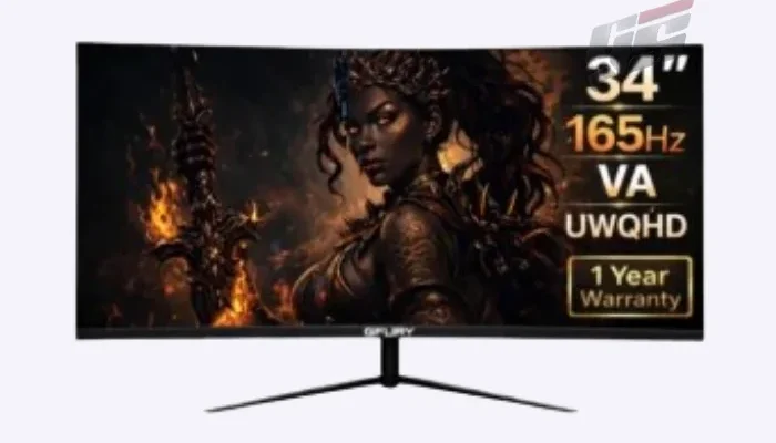 GFury GF-34 Eclipse 34-inch 165Hz curved WQHD gaming monitor
