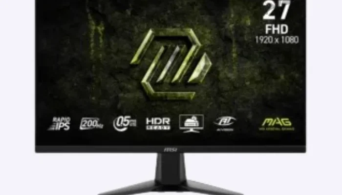 MSI MAG 275F E20 27-inch 200Hz Rapid IPS gaming monitor