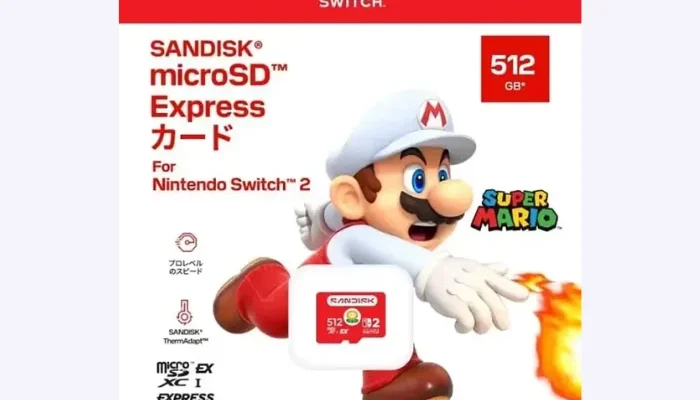 Nintendo Switch 2 Micro SD Card by SanDisk