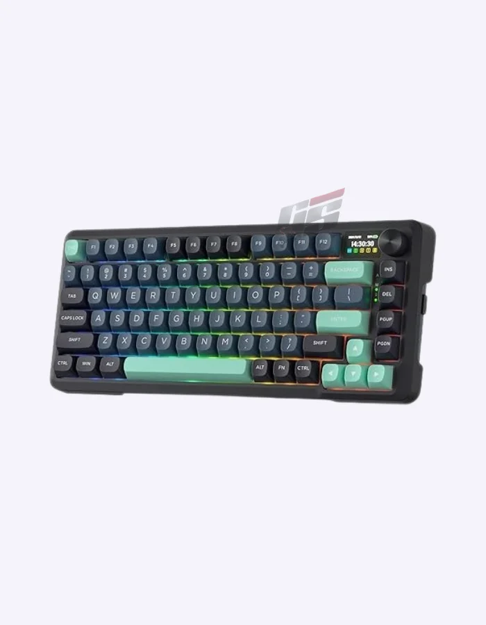 Redragon Behemoth K724 Pro wireless gasket gaming keyboard with TFT screen