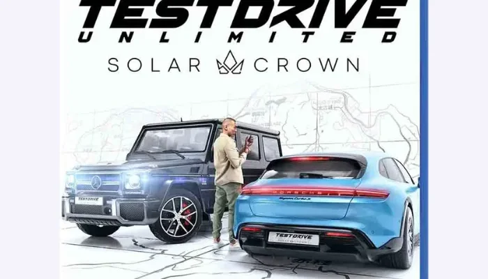 Test Drive Unlimited Solar Crown PS5 game cover art