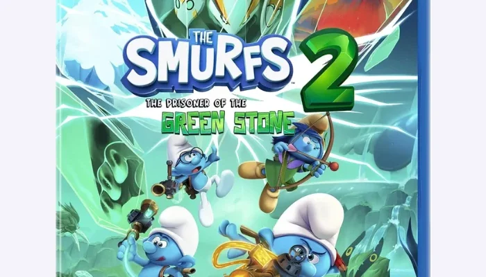 The Smurfs 2 Prisoner of the Green Stone PlayStation 5 game case