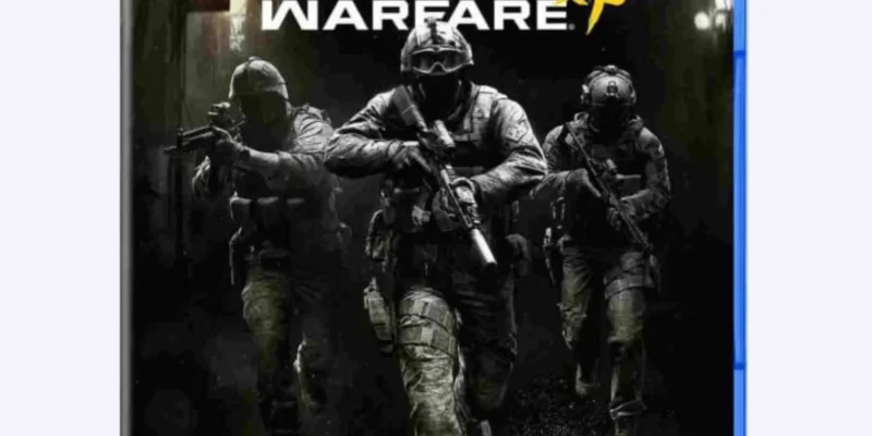 Call of Duty Modern Warfare 4 PS5 game case, rated 18