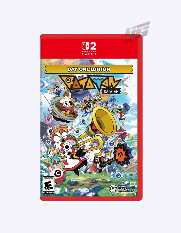 Ratatan Switch 2 Day One Edition sealed game case, PEGI 7 rhythm roguelike