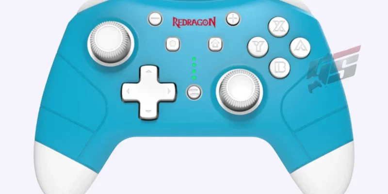 Redragon G815 PLUTO Bluetooth Gamepad Wireless Console Android and PC Game Controller 3D Joystick for Switch Lite PS3 4 5 Xbox one X Blue