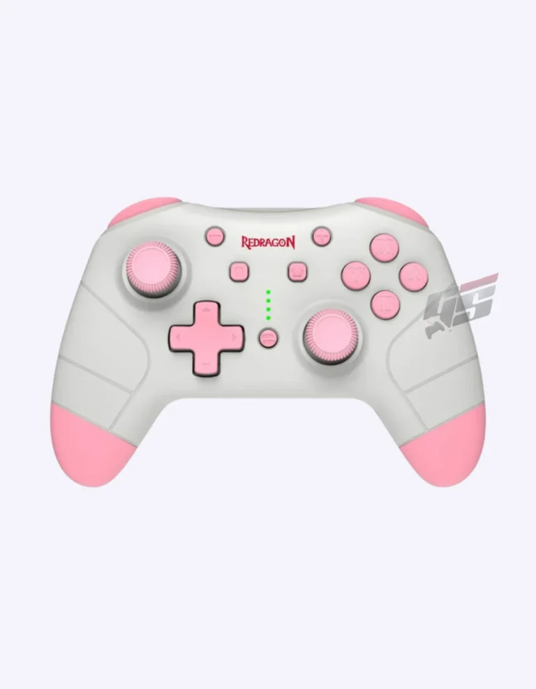 Redragon G815 PLUTO Bluetooth Gamepad Wireless Console Android and PC Game Controller 3D Joystick for Switch Lite PS3 4 5 Xbox one X Pink