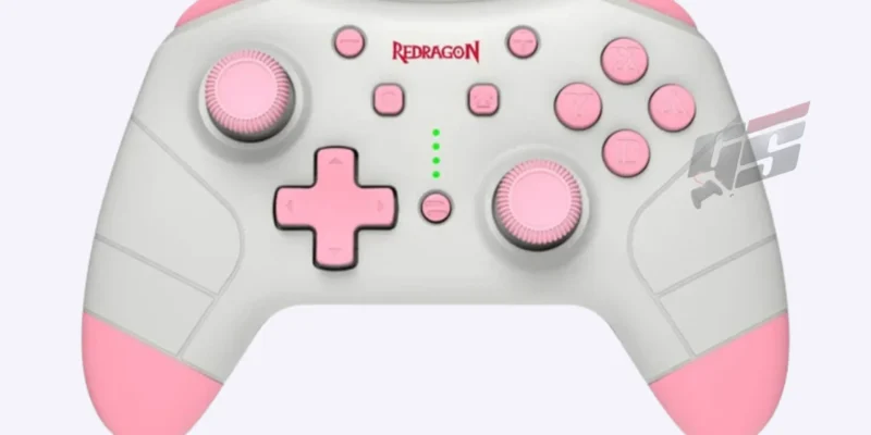 Redragon G815 PLUTO Bluetooth Gamepad Wireless Console Android and PC Game Controller 3D Joystick for Switch Lite PS3 4 5 Xbox one X Pink